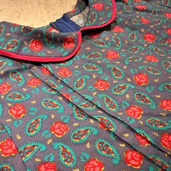 Beautiful Vintage Laura Ashley Girls Dress (Size 7-8) Peter Pan/Sailor Collar - Picture 12 of 14